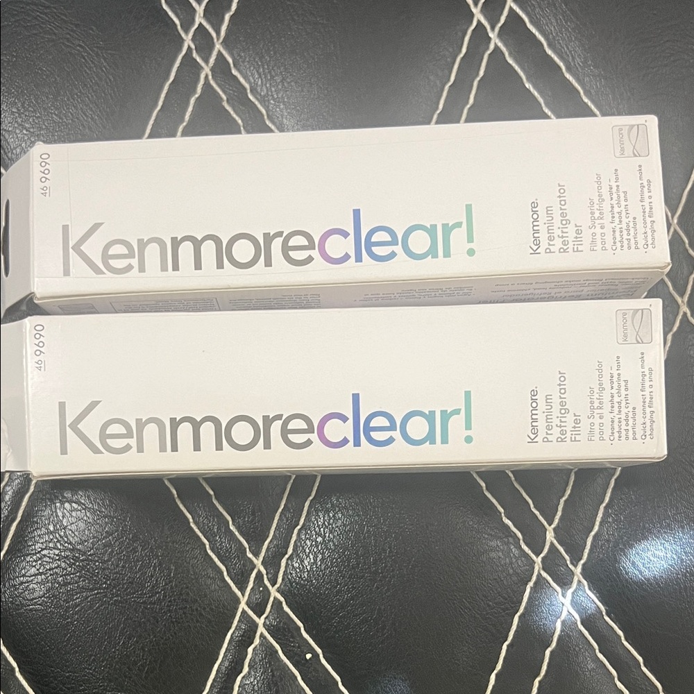 Lot Of 2 Kenmore clear 46- 9690 Refrigerator Water Filter